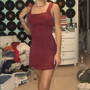 Maroon dress